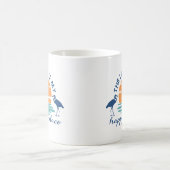 湖は私の幸せな場所の夏 コーヒーマグカップ (中央)
