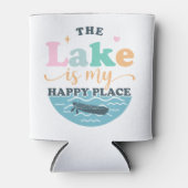 湖は私の幸せな場所 缶クーラー (正面)