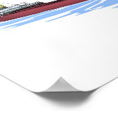 湖は素晴らしアーサー・B・ホーマーが伸びた ポスター (角)