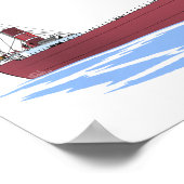 湖は素晴らしシルヴァニア湖（初期） ポスター (角)