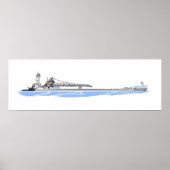 湖は素晴らしマウメエとトゥグビクトリーをバージ ポスター (正面)