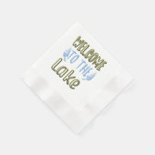 湖へようこそ 縁ありカクテルナプキン (角)