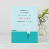 湖を帆で進む 招待状 (スタンド正面)