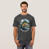湖を敬い、報われる Tシャツ (正面フル)