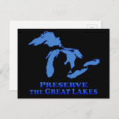 湖を素晴らし保存 – はがき (正面/裏面)