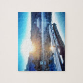 湖アヌシー、Menthonサンベルナール峠- Hauteサボア ジグソーパズル (縦)