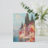 湖イタリアンの花 ポストカード (スタンド正面)