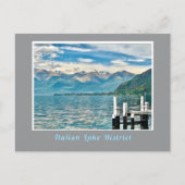 湖イタリアン地区/湖と山 ポストカード (正面)