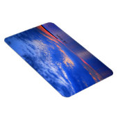 湖ウィニペグ、風光明媚な夕べ写真 マグネット (右側)