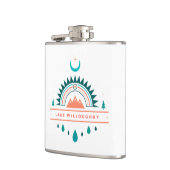 湖ウィロウバイバーモンボホレインボームーン フラスク (左)