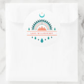 湖ウィロウバイボーホレインボームーン ラウンドシール (バッグ)