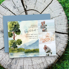 湖エバーグリーン水色3写真の保存日付 セーブザデート