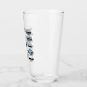 湖ガラス上の1,000足素晴らし貨物船 タンブラーグラス (左)