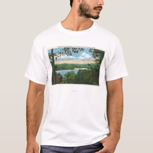 湖ガーフィールドの一見 Tシャツ (正面)