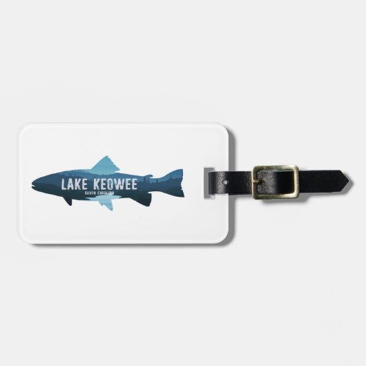 湖キョウウィー南カロライナ州 魚 ラゲッジタグ (正面横)