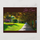 湖コモイタリアベラジオウォークウェイ ポストカード (正面)