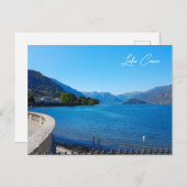 湖コモイタリアランドスケープ山脈 ポストカード (正面/裏面)