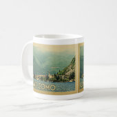 湖コモイタリアヴィンテージトラベル コーヒーマグカップ (正面左)