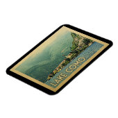 湖コモイタリアヴィンテージトラベル マグネット (左側)