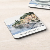 湖コモノーザンイタリア水彩旅行イタリアン旅行 コースター (左側)