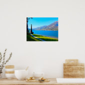 湖コモベラジオウォークウェイイタリア ポスター (キッチン)