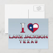 湖ジャクソン、テキサス州 ポストカード (正面/裏面)