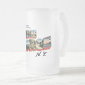 湖ジョージニューヨーク フロストグラスビールジョッキ (正面右)
