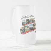 湖ジョージニューヨーク フロストグラスビールジョッキ (正面左)