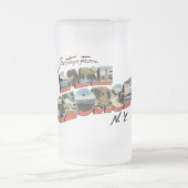 湖ジョージニューヨーク フロストグラスビールジョッキ (中央)