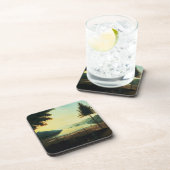 湖ジョージ、ニューヨーク1759年の野営(油 コースター (右側)