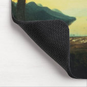 湖ジョージ、ニューヨーク1759年の野営(油 マウスパッド (コーナー)