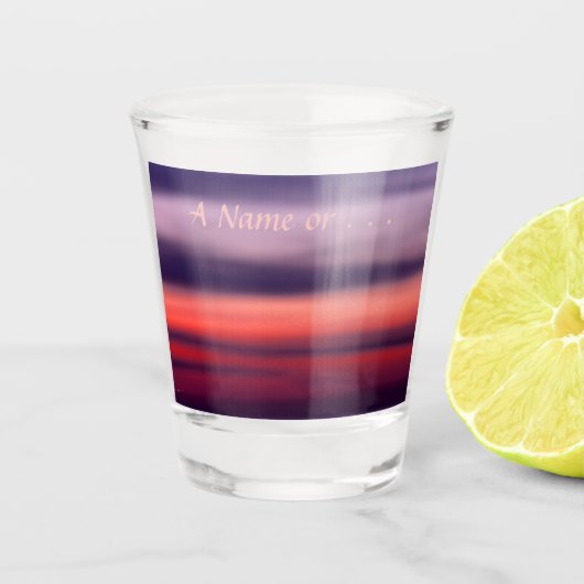 湖スーペリアサンライズフォトダルスミネソタ ショットグラス (正面)