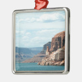 湖パウエルの谷間渓谷、アリゾナ、米国6 メタルオーナメント (左)
