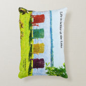 湖パーソナライズされた名は命が惜しい アクセントクッション (正面(垂直))