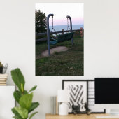 湖ビューでスイング ポスター (ホームオフィス)