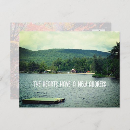 湖ビューの新しいアドレス 案内ポストカード (正面/裏面)