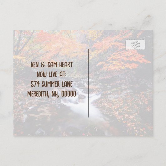 湖ビューの新しいアドレス 案内ポストカード (裏面)