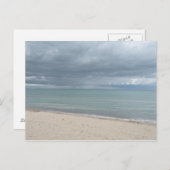 湖ビーチ葉書 ポストカード (正面/裏面)