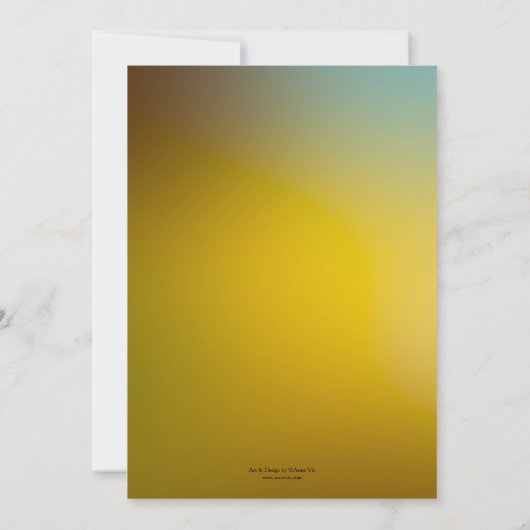 湖フローラバタフライブライダルシャワー招待 招待状 (裏面)