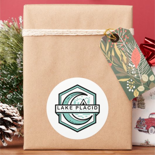 湖プラシドムーンヘキサ ラウンドシール (クリスマス)