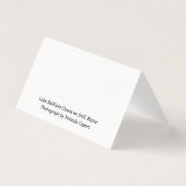 湖ベルフィールド雲がまだ水グリーティングカード (裏面)