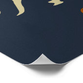 湖ムスコカヴィンテージレトロローイングウォータースポーツ ポスター (角)