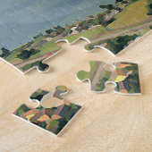 湖ルガーノ-絵画 ジグソーパズル (側面)