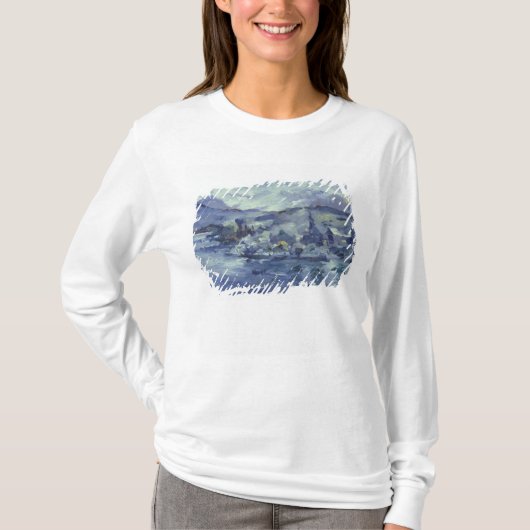 湖ルツェルン1924年の午後 Tシャツ (正面)