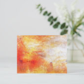 湖ロマン主義の上に沈むウィリアム・ターナー・サン ポストカード (スタンド正面)