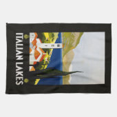 湖ヴィンテイタリアンージトラベルイタリア キッチンタオル (横)