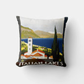 湖ヴィンテイタリアンージトラベルイタリア クッション (正面)