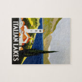 湖ヴィンテイタリアンージトラベルイタリア ジグソーパズル (横)