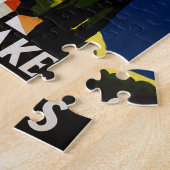 湖ヴィンテイタリアンージトラベルイタリア ジグソーパズル (側面)