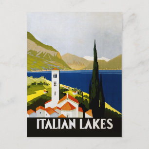 湖ヴィンテイタリアンージトラベルイタリア ポストカード